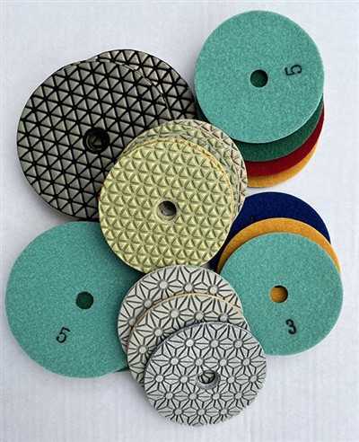 Mramorové leštící polštářky